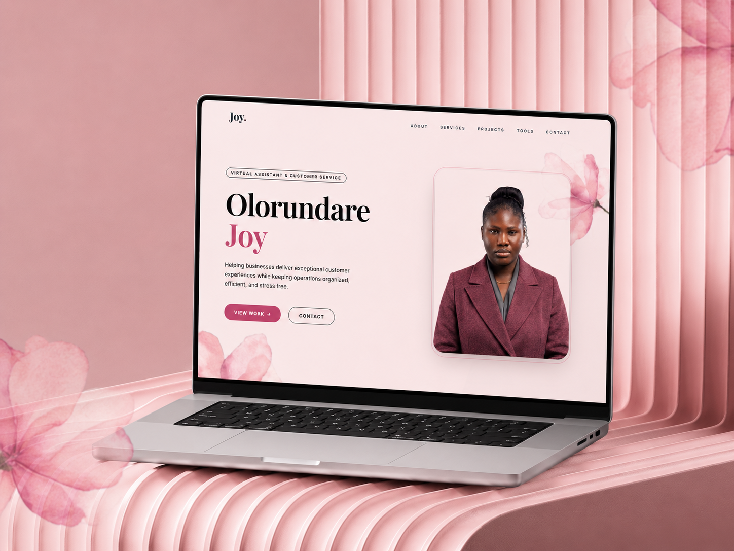 Olorundare Joy virtual assistant portfolio website