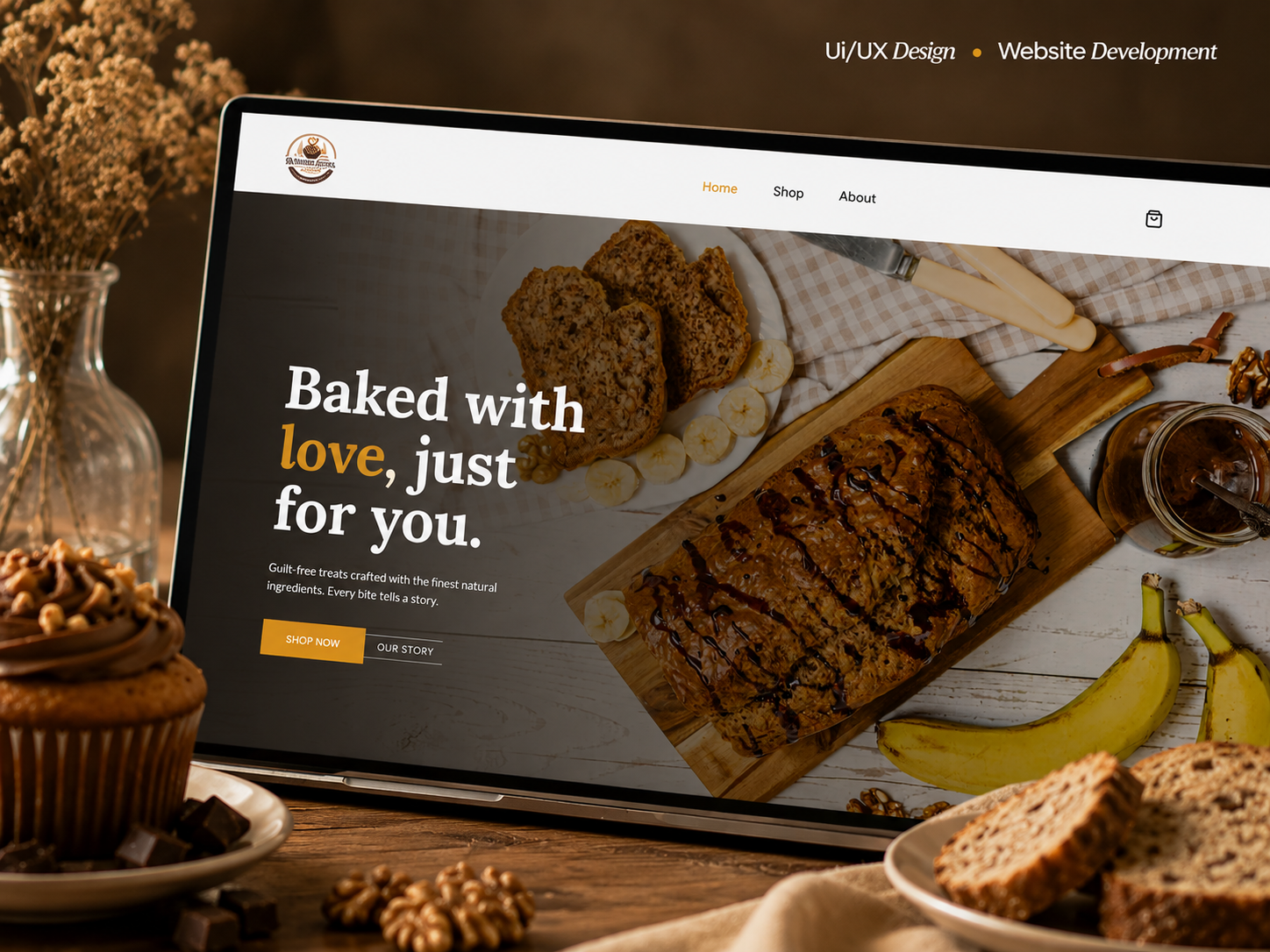 Wholesome Bliss Bakery e-commerce store website